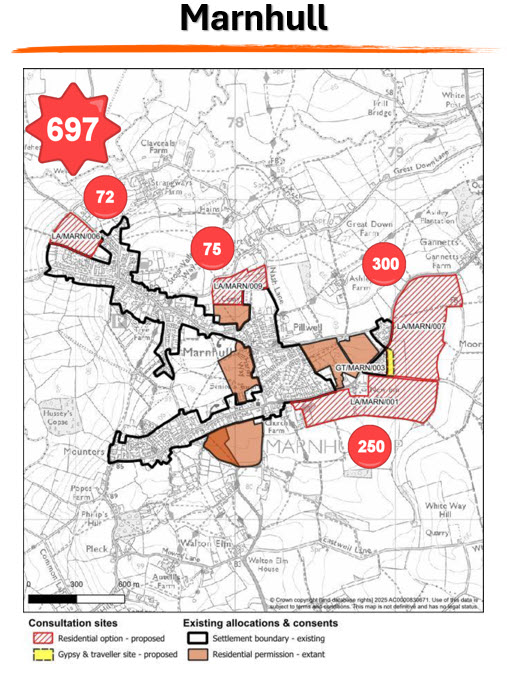 Map - Marnhull